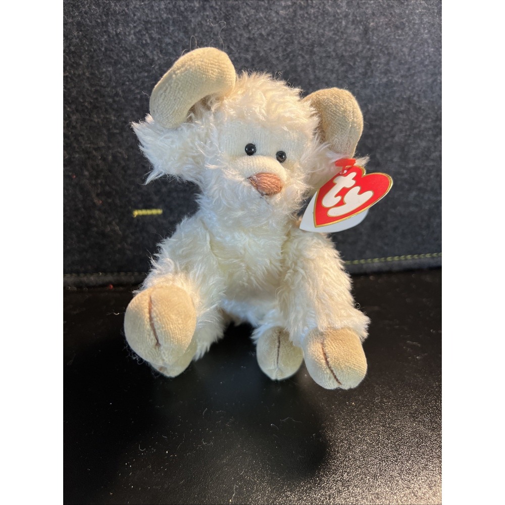 Ty Beanie: Ramsey Vintage 1993 Little Lamsadivy Posable - Attic Treasure